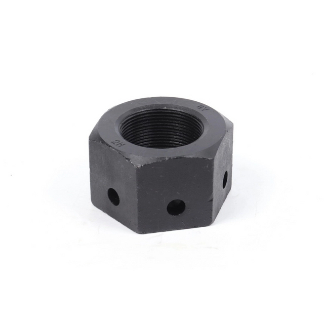 Hex Nut with Tommy Bar Hole 2H Balck