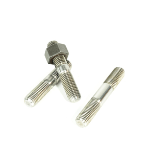 Double End Stud Sandblasted Zinc Plated