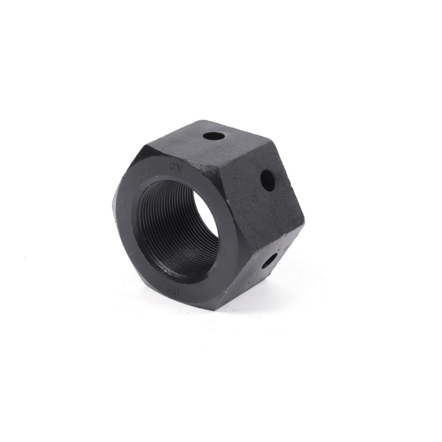 Hex nut with tommy bar hole black 2H 2HM