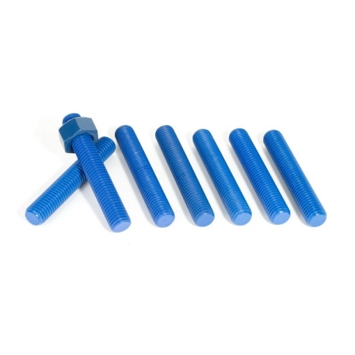 Threaded Rods for Offshore Platform Structural Joints featuring PTFE and Xylan Coatings